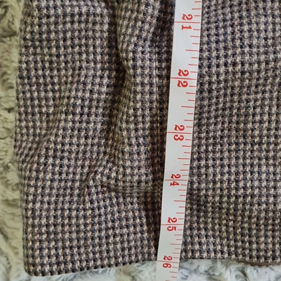 VTG Barney's 100% Wool Suit Jacket Tweed Small - Picture 10 of 13